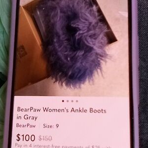 BearPaw Women's Ankle Boots in Purple